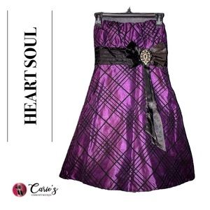 HEART SOUL Strapless Cocktail Dress - Vintage